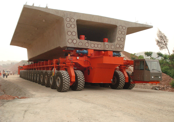 龍派輪胎式運(yùn)梁車 龍派輪胎式運(yùn)梁車